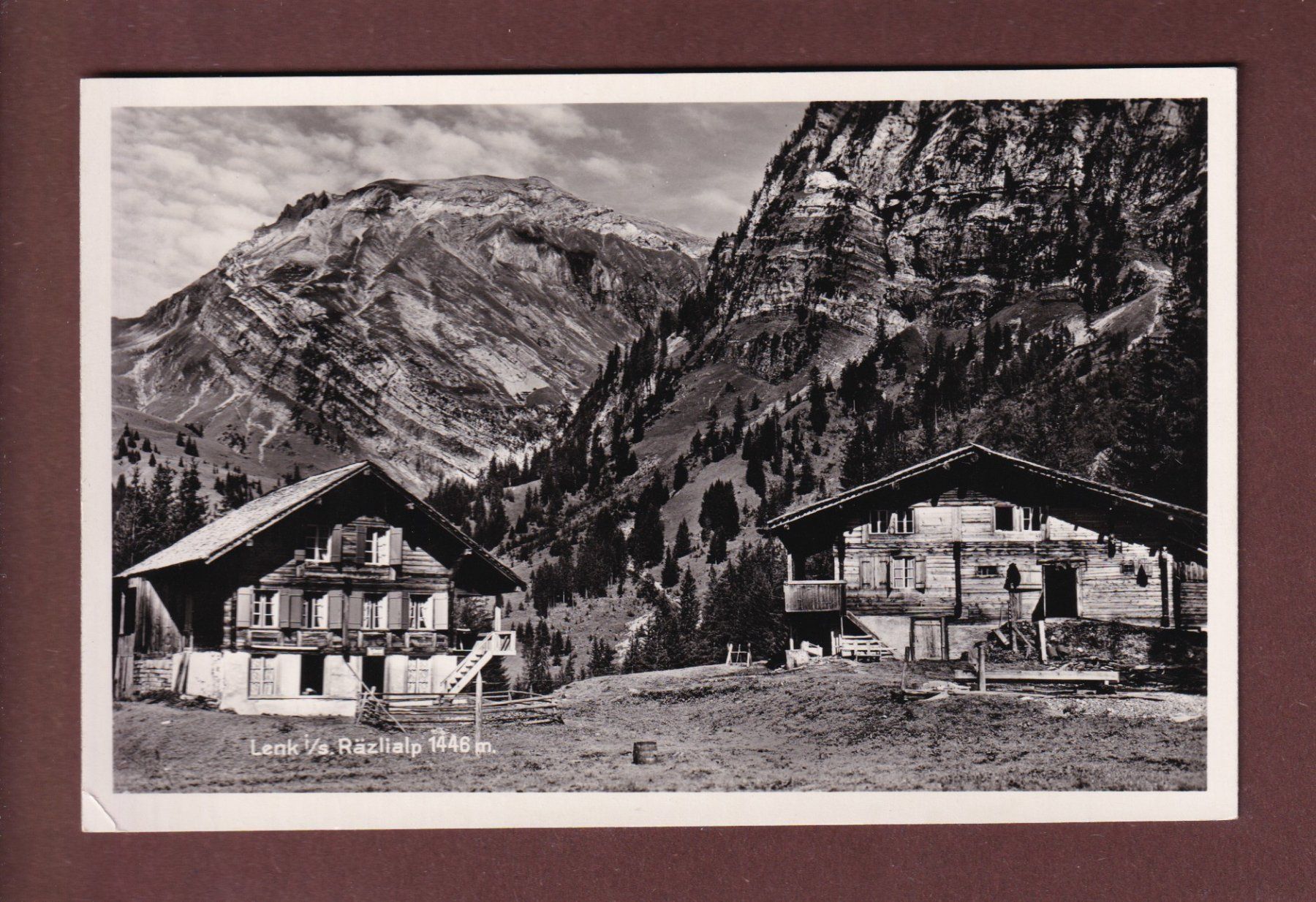 Cartes postales: LENK - Räzlialp – D'occasion à Pully par nicecards-shop