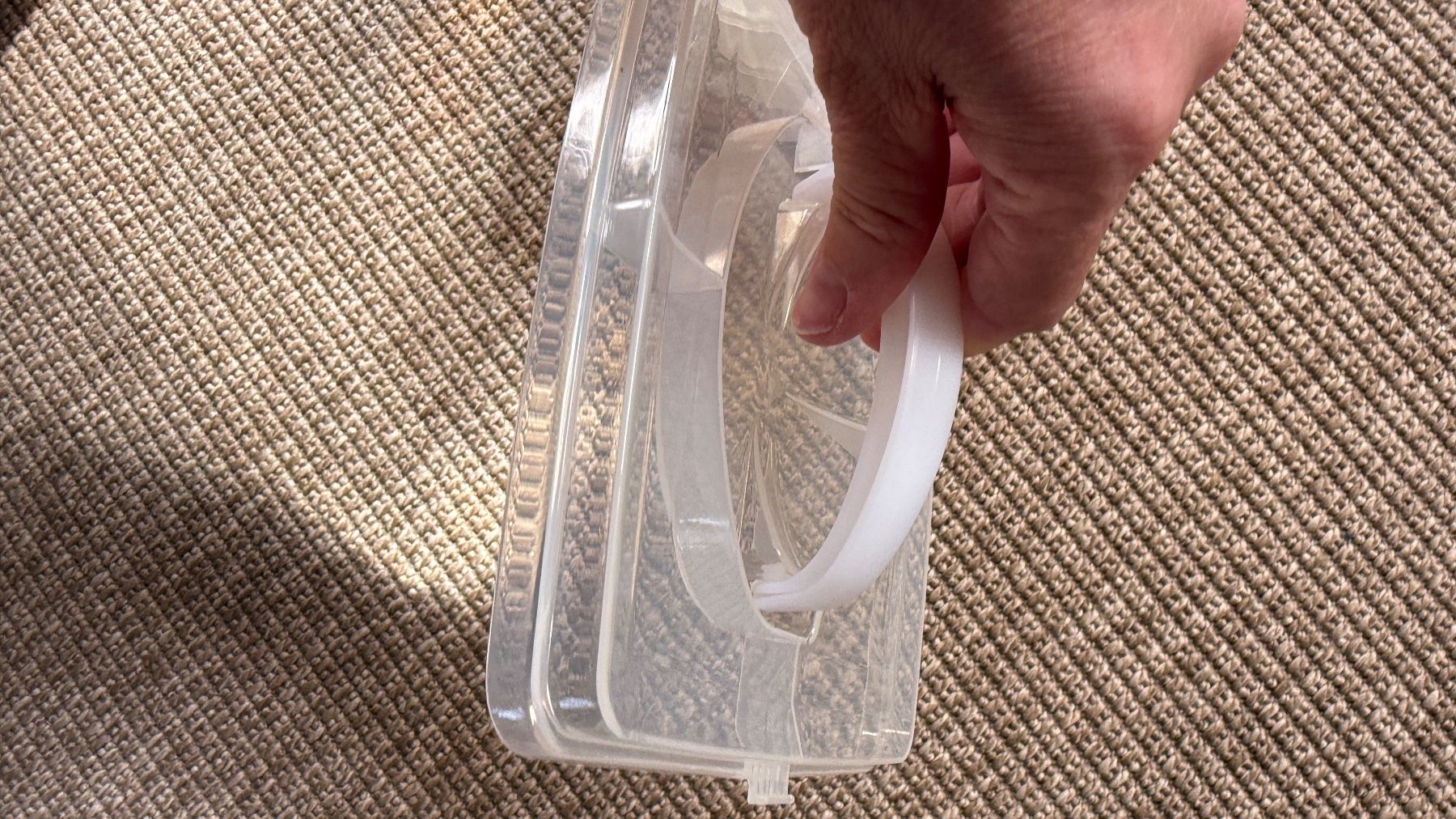 Behälter & Ähnliches: Aufbewahrungsbox transparent mit Griff – Gebraucht aus Birsfelden von Nic21 3