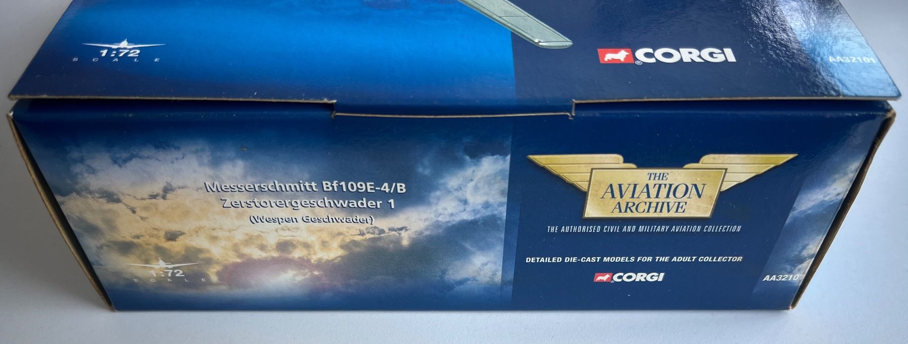 Corgi Toys Modellbausätze & Standmodelle: Corgi AA32101 Messerschmitt Bf 109E-4/B Zerstörergeschwader – Neu und originalverpackt aus Laufen von ric_9vmm 1