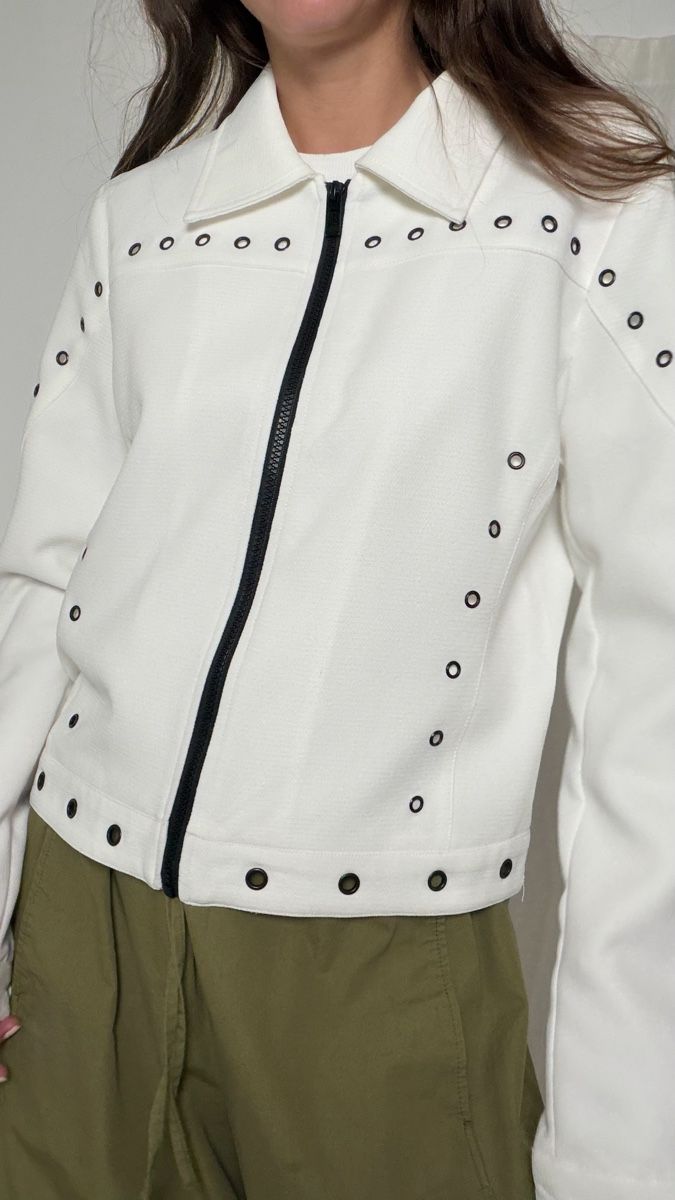 Jacken: Y2K white boxy jacket – Gebraucht aus Knonau von Grapesvintage 5