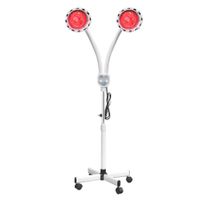 275W Infrarotlampe Wärmelampe Doppelkopf mit Ständer