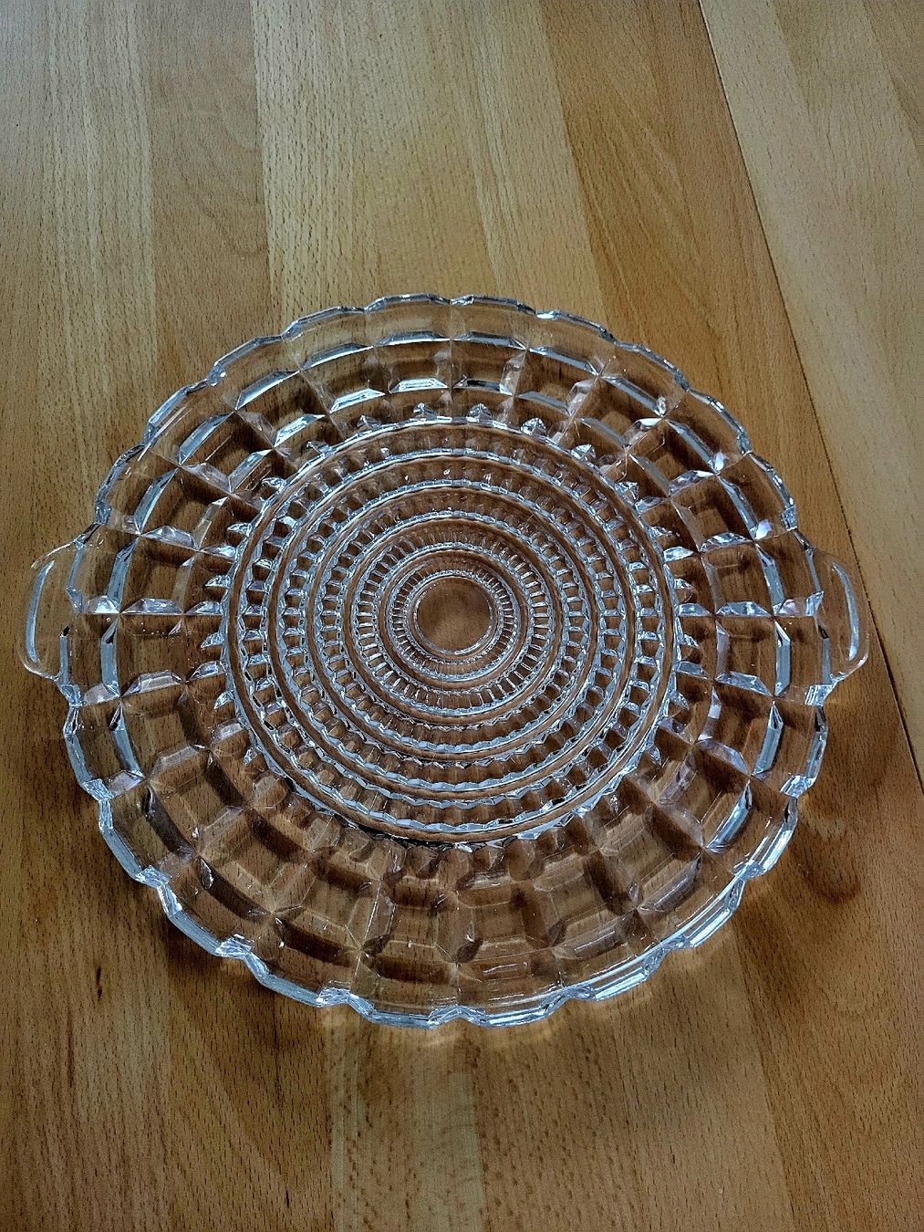 Piatti di portata: Kuchenplatte aus Kristall – Usato da Flims Dorf venduto da Snowhite74