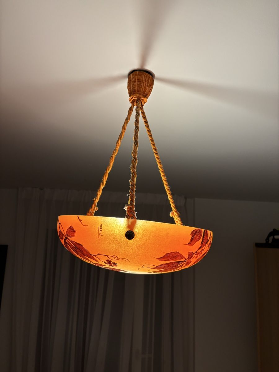 Lustres & lampes de plafonds: Lustre vasque Art Déco Leune – D'occasion à Cressier NE par Pfeutpfeut