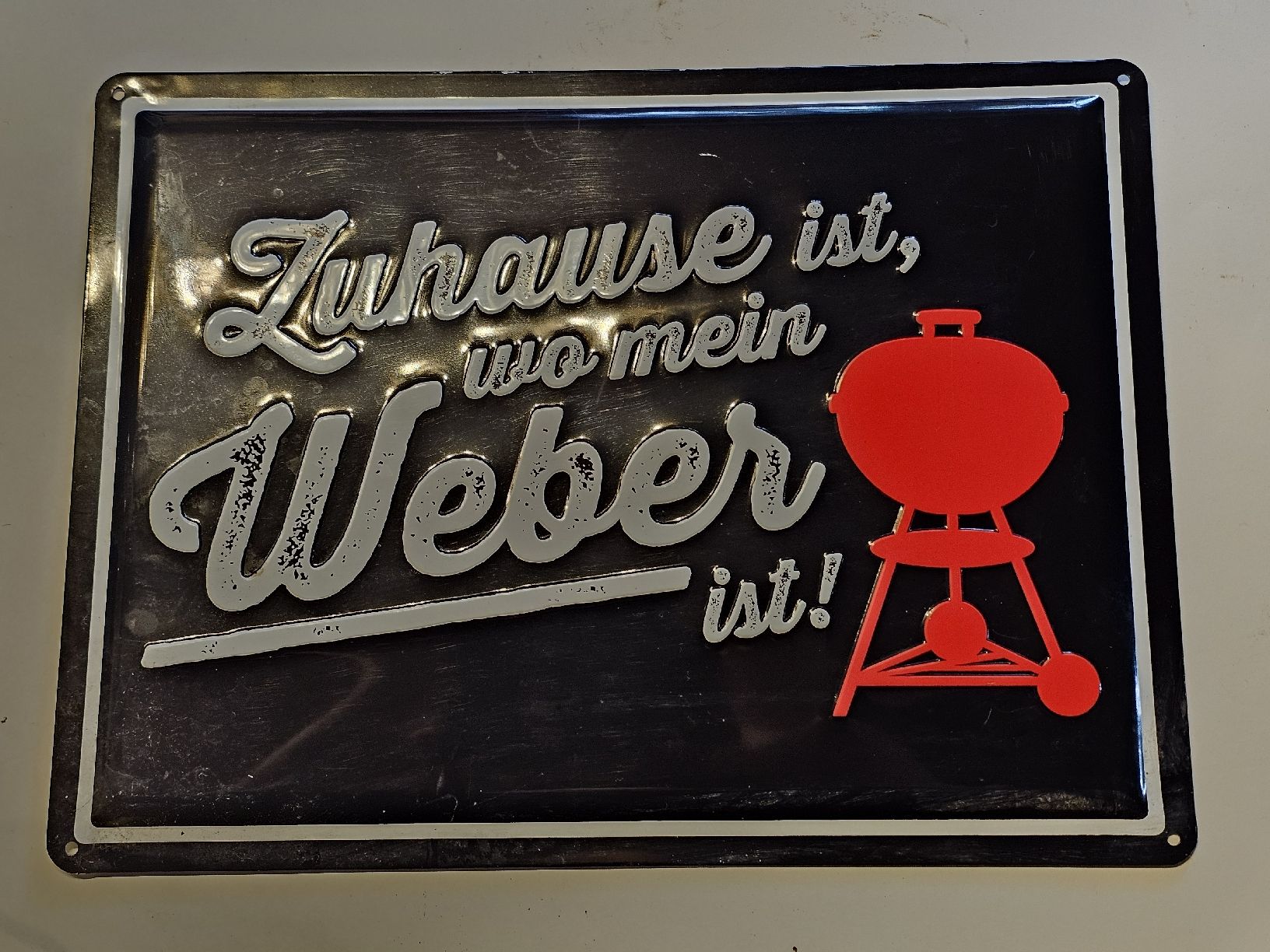 Insegne: Deko-Schild Webergrill – Usato da Meisterschwanden venduto da Hummer21