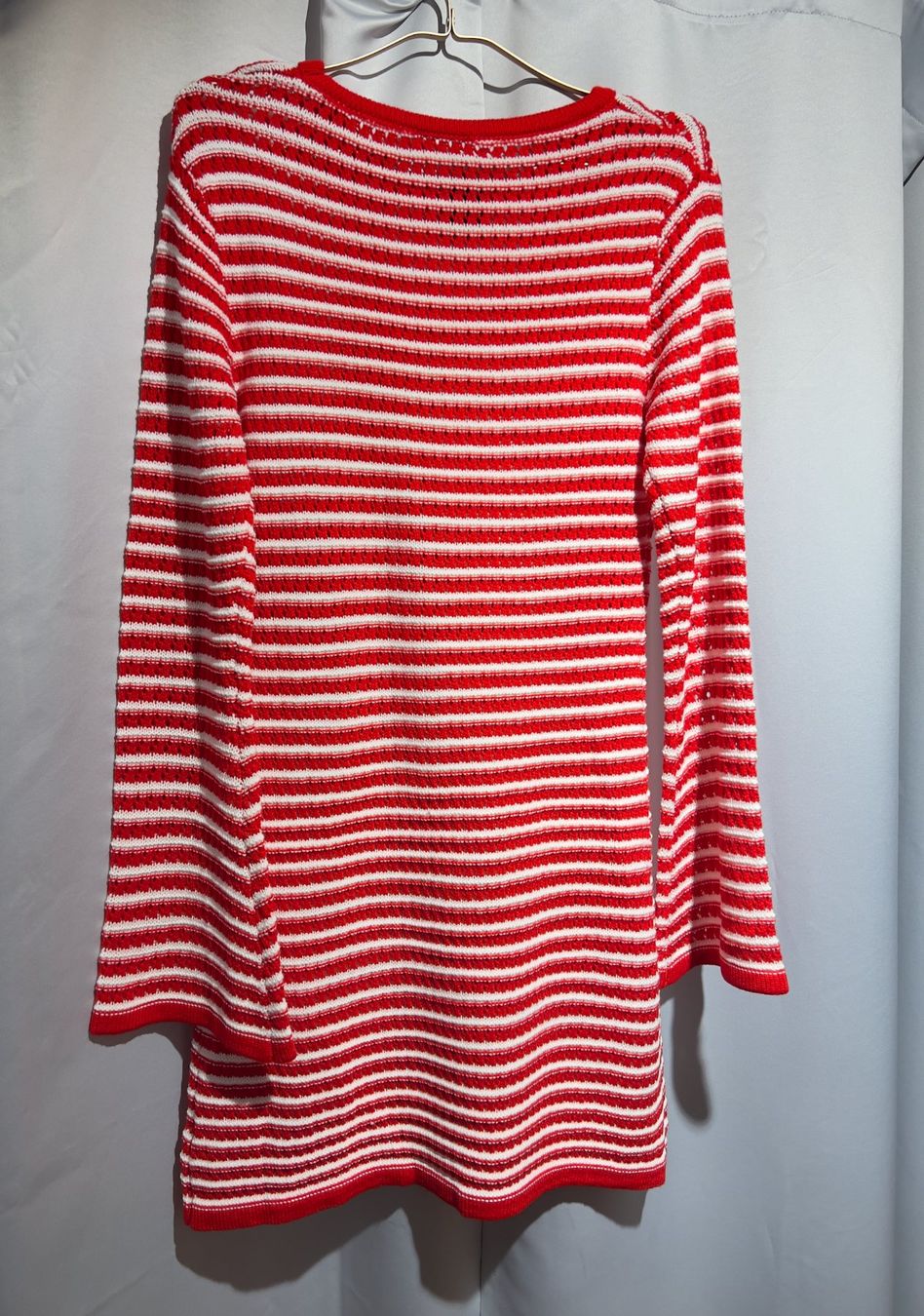 Vestiti: Mini-Strickkleid, rot/weiss gestreift – Nuovo e nell'imballaggio originale da Zürich venduto da Naebeli 2