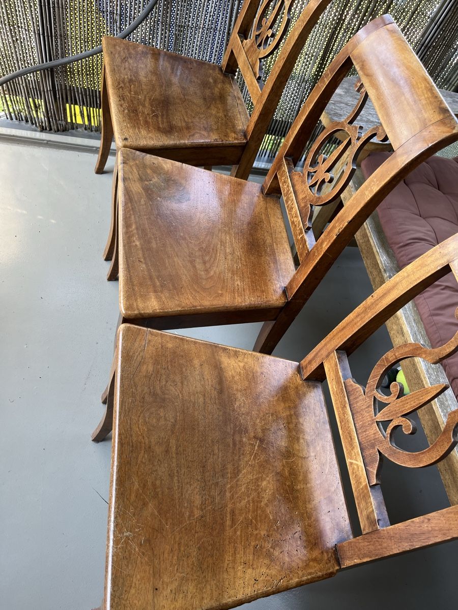 Chaises: 4 biedermeier stühle kirschholz – D'occasion à Lengnau BE par Meij 3