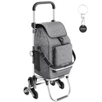 Einkaufstrolley 3-in-1 Treppensteiger grau neu