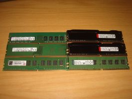 1 stück 4gb ddr4 RAM für Computer. Getestet.