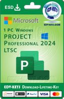 Microsoft Project 2024 Professional 1PC Lifetime