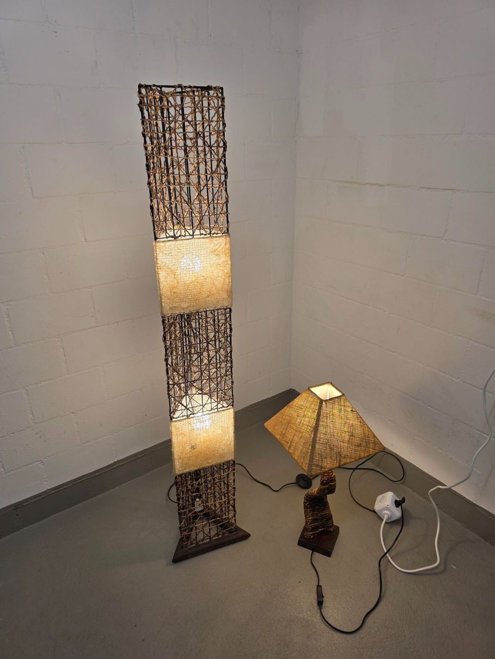 Lampade: Nachttischlampe im Afrika-Design – Usato da Berikon venduto da aggi1966 2