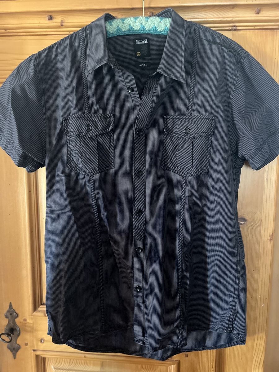 Camicie: cooles Baumwolle stretch Hemd L – Usato da Bonaduz venduto da Malves10