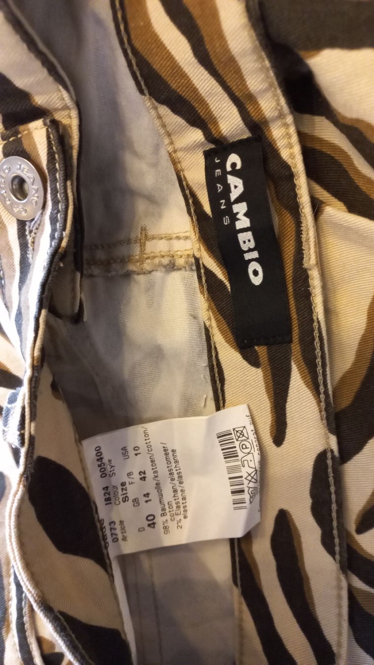 Cambio Jeans: Cambio Jeans Tigerlook, Gr. 40 – Nuovo (secondo la descrizione) da Hendschiken venduto da Schaetzi0 2
