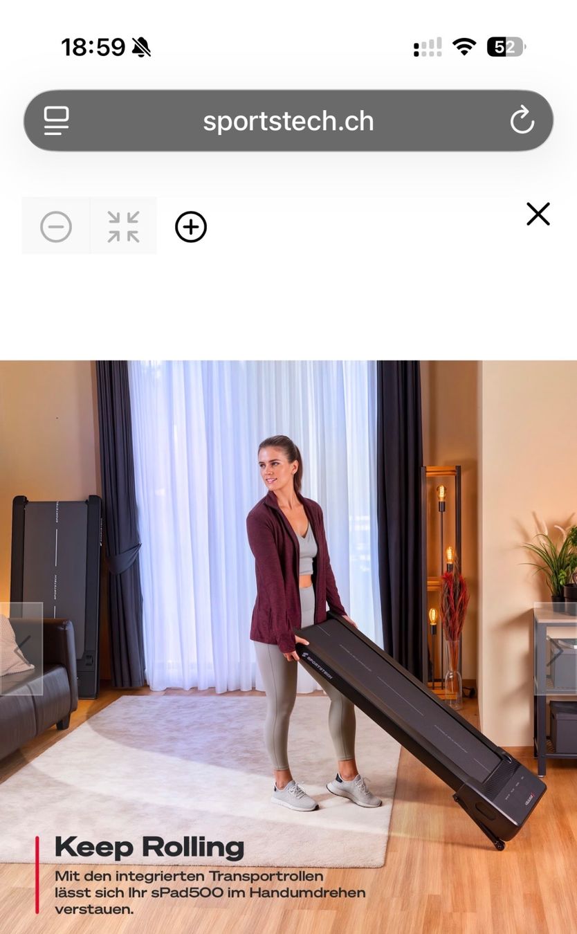 Hometrainer: Indoor Laufband, Neu & ungebraucht – Nuovo (secondo la descrizione) da Muri AG venduto da Jane0410 4