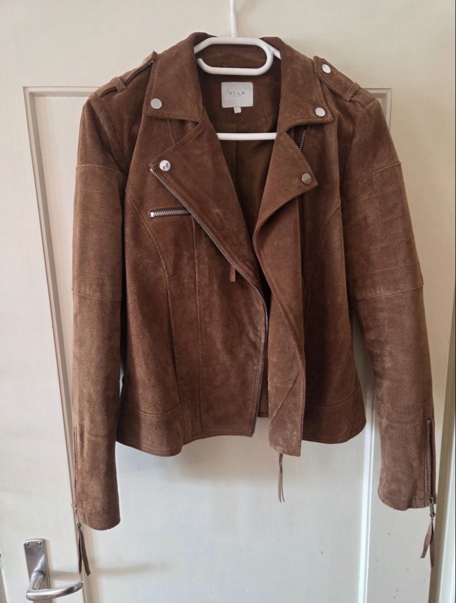 Vila Giacche: Lederjacke in braun, Grösse L – Usato da Urtenen-Schönbühl venduto da Lalablue