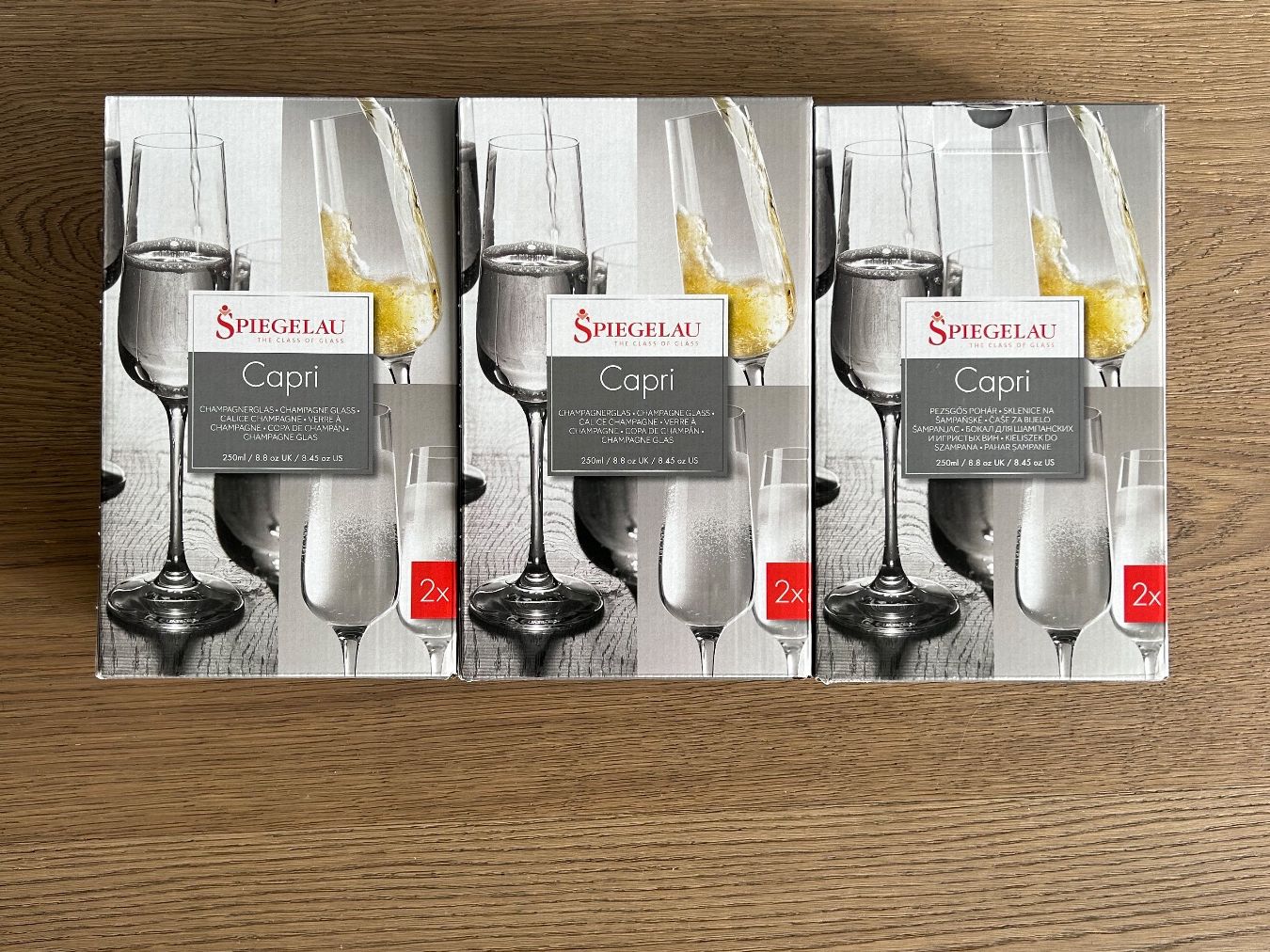 Bicchieri: Spiegelau Champagne Glasses X6 – Nuovo e nell'imballaggio originale da Erlenbach ZH venduto da Syssi_C