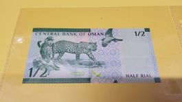 Banknote Oman, 1/2 Rial neuwertig 2020