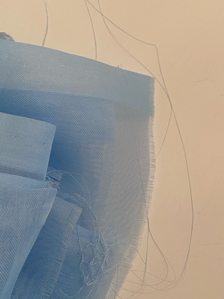 Tessuti: Stoff hellblau Voile leicht 80-290cm (4) – Nuovo (secondo la descrizione) da Flawil venduto da sonnengeist 2