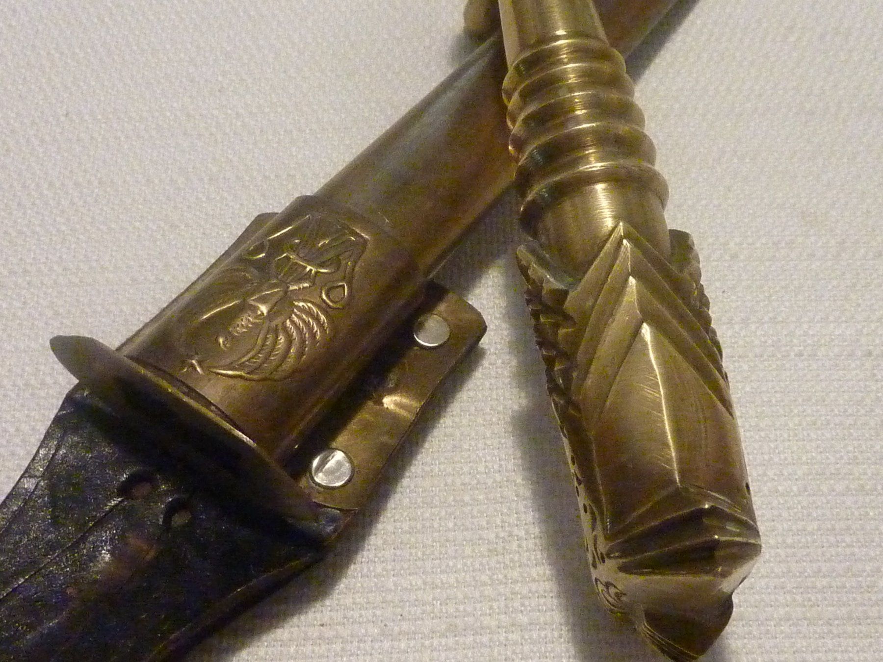Zubehör: Antikes spez. Jagdmesser Freizeit Messer Dolch Sackmesser – Gebraucht aus Dietikon von damaszen 4