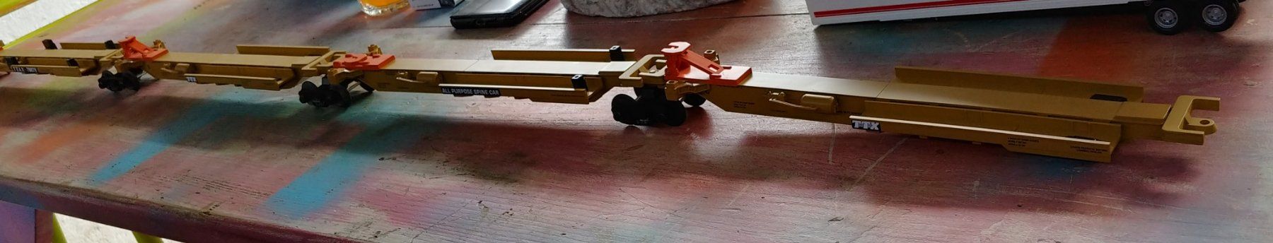 Modelleisenbahnen: 4 MTH Containerwagen 0 – Gebraucht aus Waltenschwil von Ardnas007 3
