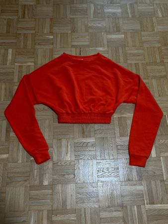 Crop Sweatshirt Rot Gr. M