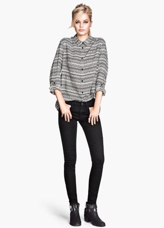 🤩MANGO BLUSE SCHWARZ-WEISS GEMUSTERT & RÜSCHEN NEU & D&G P.
