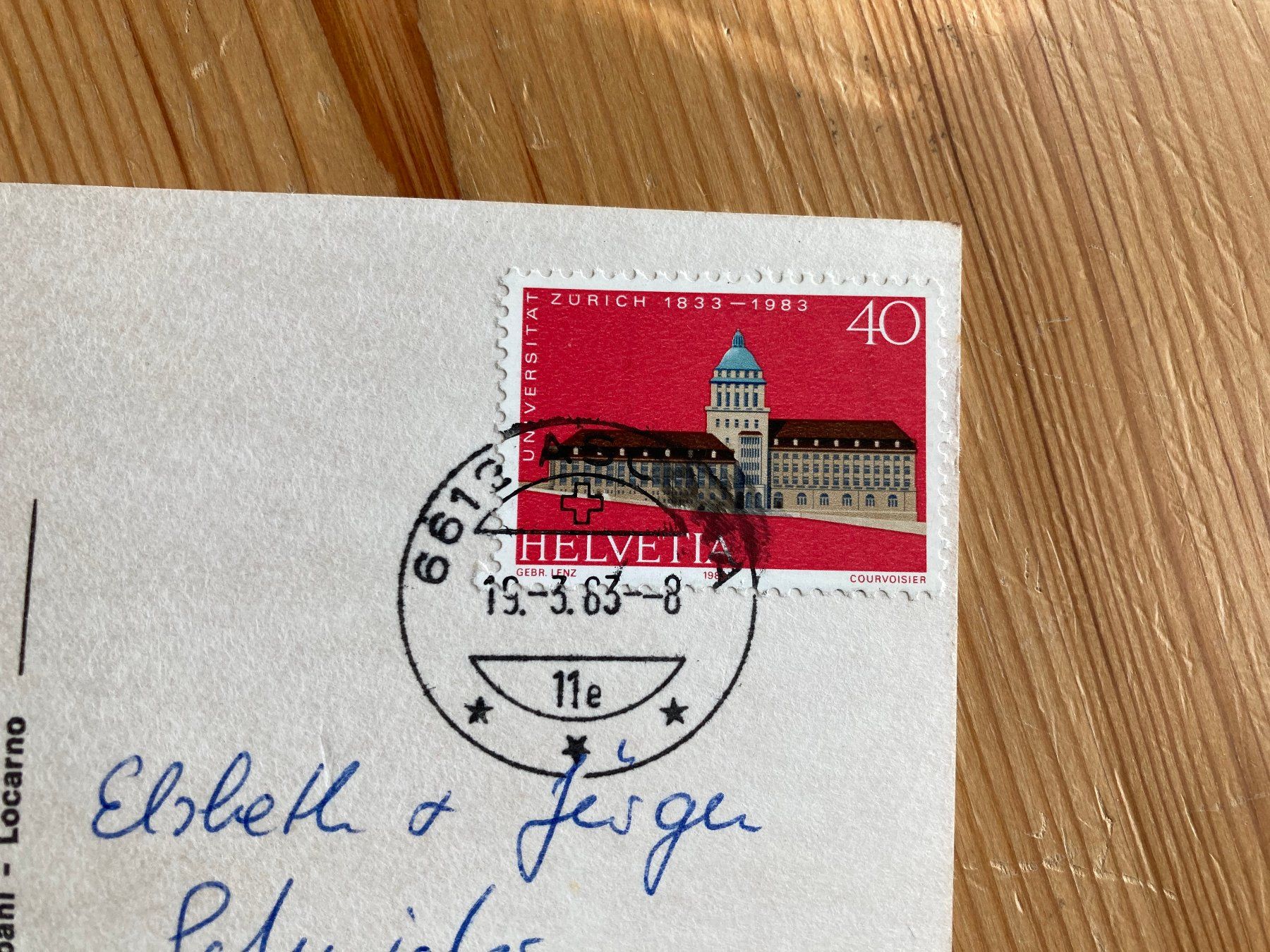 Cartoline postali: Ascona - Lago Maggiore - AK 1983 – Usato da Oberuzwil venduto da Henri09 1