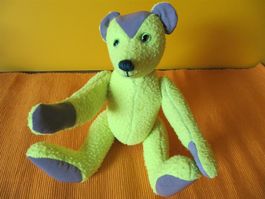 Teddybär G, ca. 23 cm, selbstgemacht NEU Unikat Teddies
