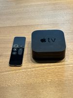 Apple TV 4K mit Fernbedienung und Kabeln guter Zustand