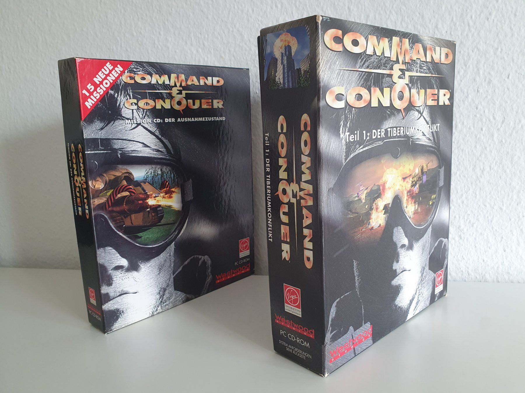 Giochi: PC Game Command & Conquer + Add-On (1995/96) Big Box Bundle – Usato da Greifensee venduto da perfectioN88