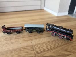 Karl Bub Blech-Eisenbahn Konvolut Made in U.S. Zone Germany