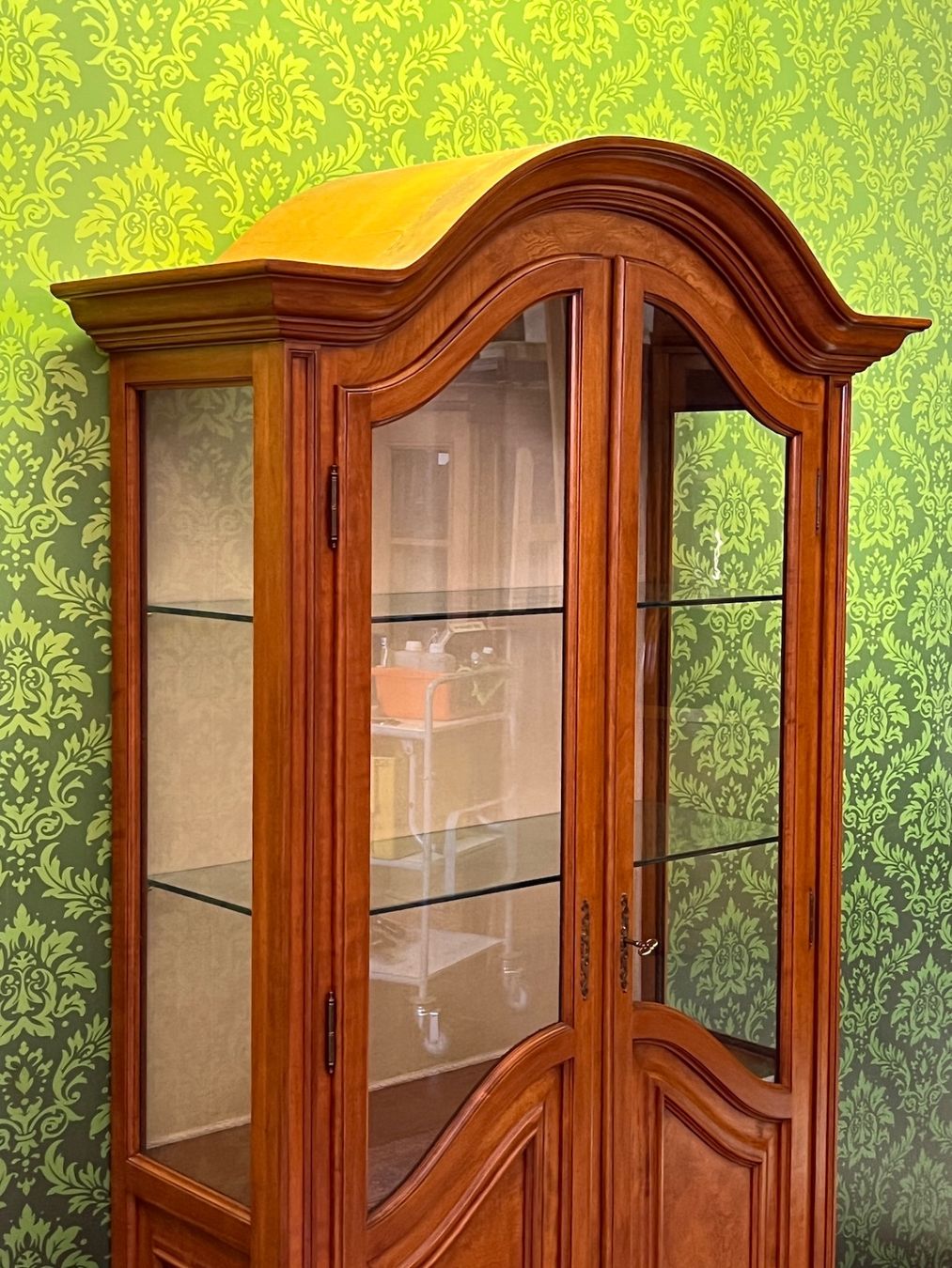 Vetrine: Biedermeier Vitrine Kirschbaum Barock Gründerzeit SELVA – Usato da Gemünden venduto da GEUENWALD 8