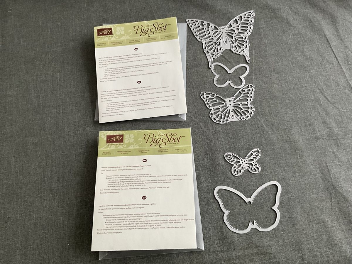 Stampin' up! Schablonen: Stampin up Stanzformen-Set Schmetterlinge – Gebraucht aus Rüti ZH von Flamingo_2000