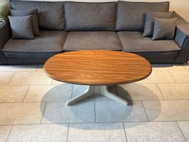 Couchtisch oval höhenverstellbar Tisch 