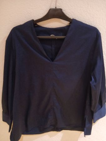 Seidensticker Bluse dunkelblau Grösse 36 gut erhalten