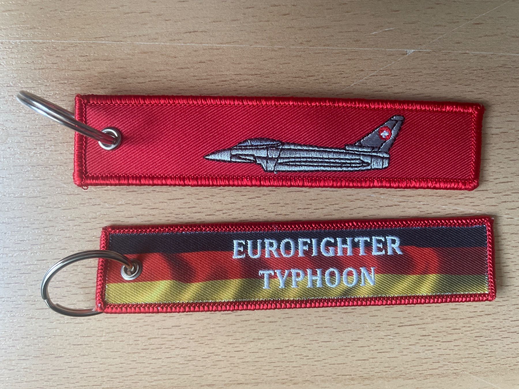 Portachiavi: 1 Schlüsselanhänger Eurofighter Typhoon – Nuovo e nell'imballaggio originale da Hochfelden venduto da aviatikboerse_top