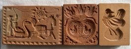 3 Stempel, Sujets für z.B. Glückwunschkarten