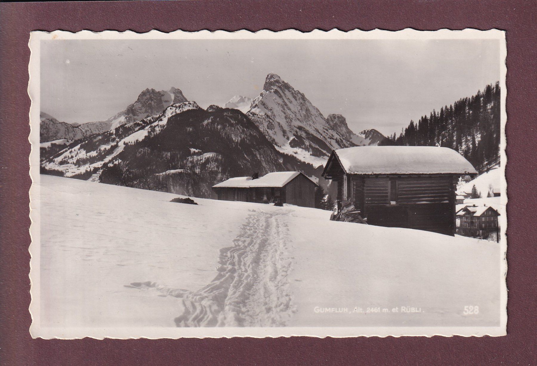 Cartoline postali: GUMFLUH et RÜBLI - 1952 – Usato da Pully venduto da nicecards