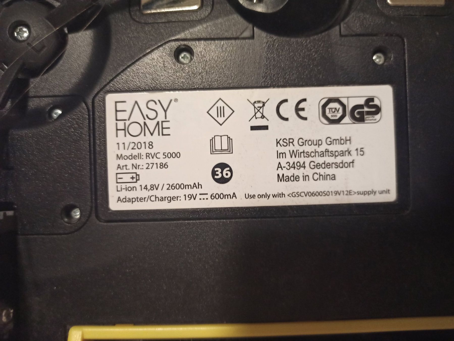 Aspirapolveri & Accessori: Easy Home RVC 5000 Saugroboter mit Ladestation – Usato da Oberweningen venduto da mar_87mx 6