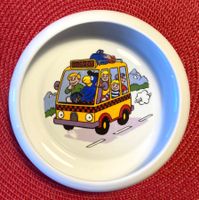 🌟 Globi Baby Kinder Teller Vintage Langenthal Globi-Bus 🌟