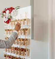 Champagne Wall, Getränke / Apéro Aufsteller Hochzeit Deko