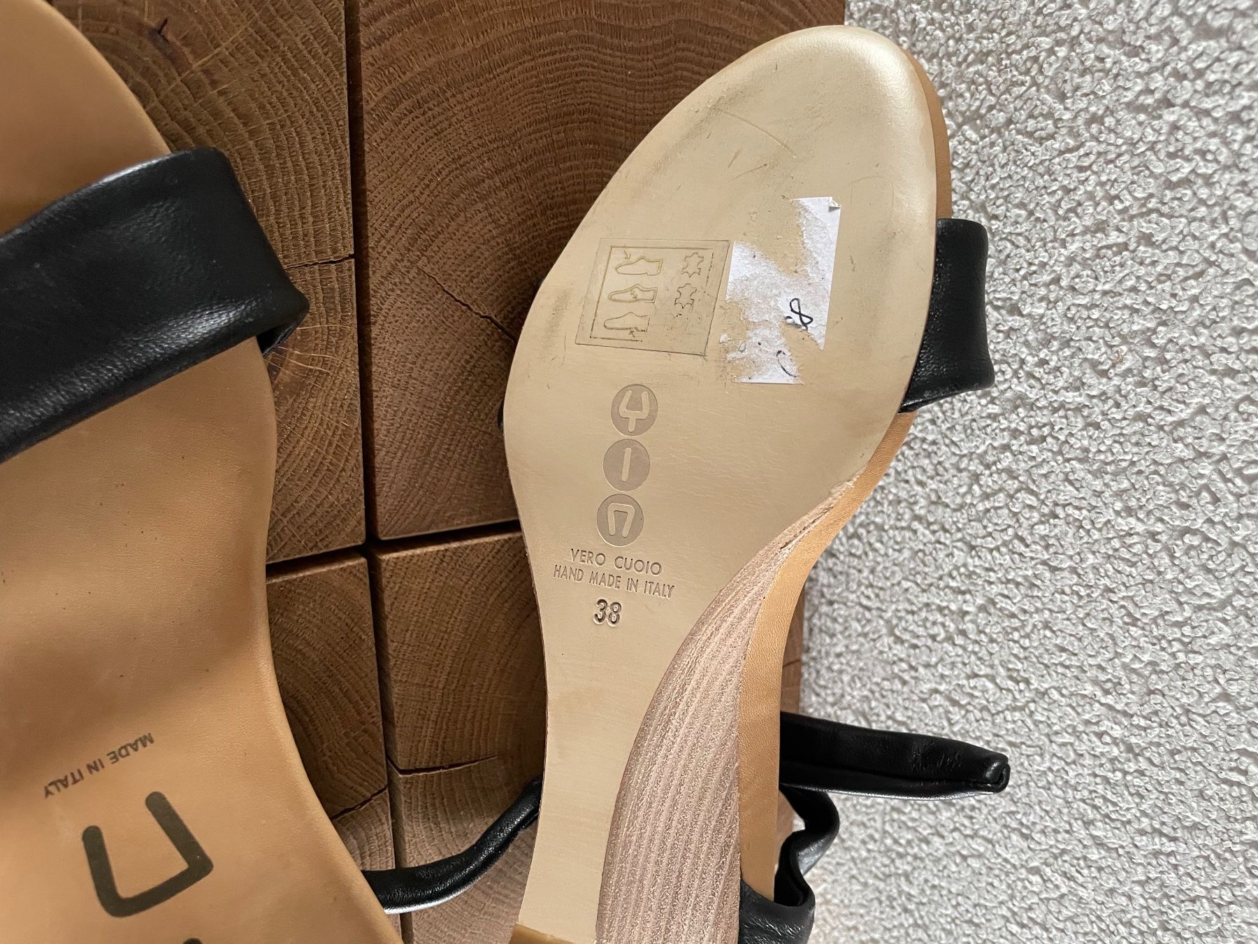 Scarpe da donna: Neue Exclusive Leder Sandalen 38 – Nuovo (secondo la descrizione) da Sirnach venduto da sirni 5