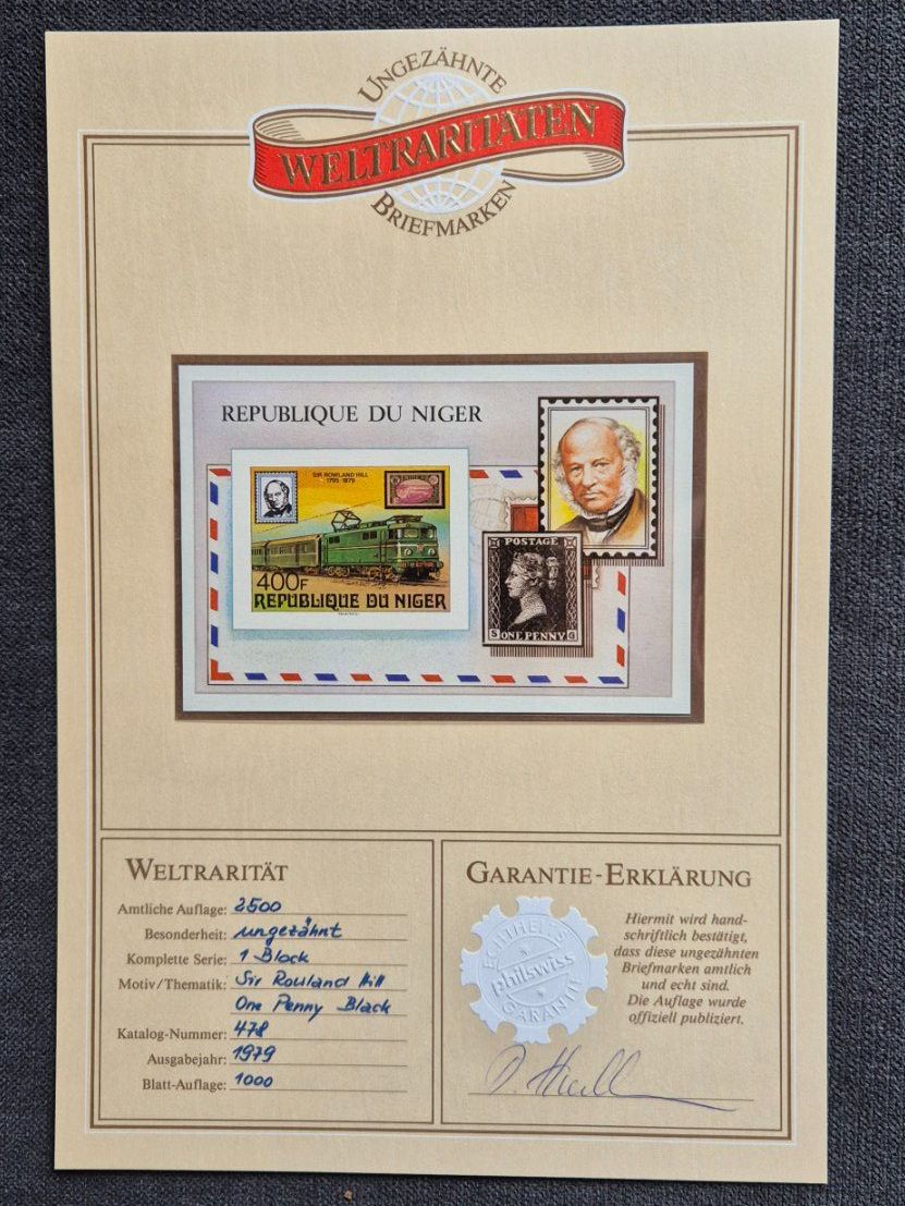 Tutti i francobolli: Briefmarken Block "Sir Rowland Hill" 1979 – Usato da Horw venduto da mi.ba