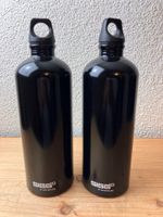 2 Stk. SIGG Traveller Aluminium Trinkflasche black 1 Liter