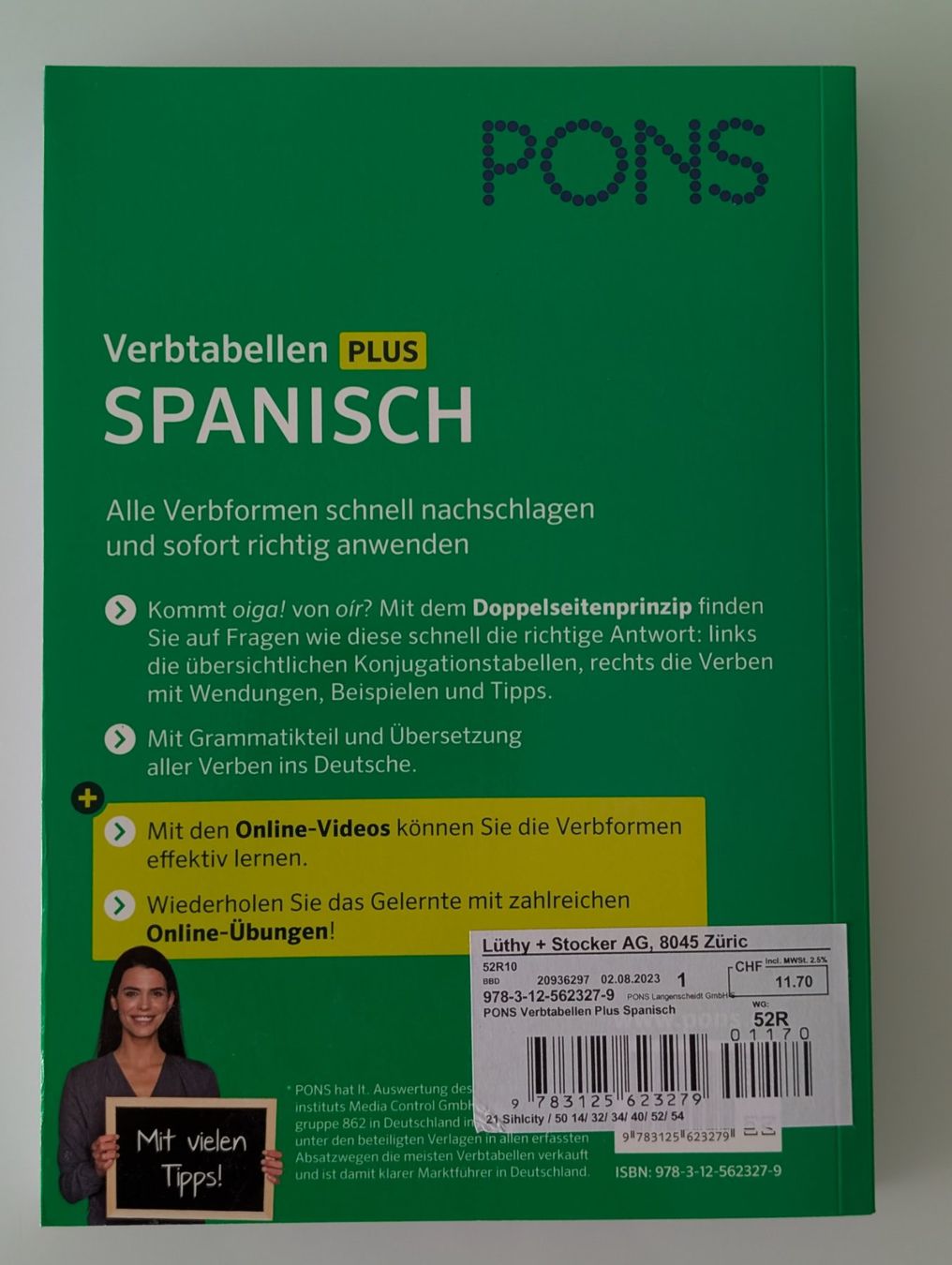 Livres: PONS Spanisch - Verbtabellen (Plus) – D'occasion à Wettswil par mimiyu 1