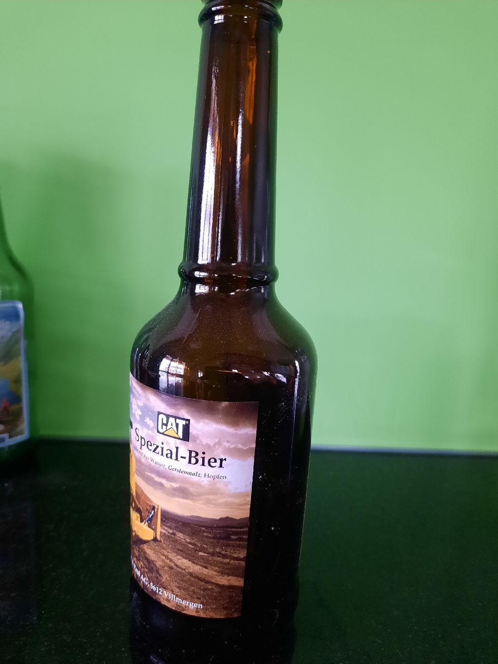 Bicchieri, Caraffe & Bottiglie: CAT Caterpillar Bierflasche leer – Usato da Wattwil venduto da Parase 4