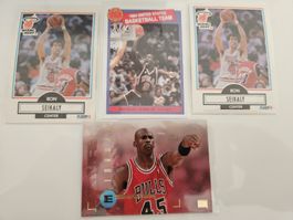 Michael Jordan 4x / u.a. alternativ Rookie 1984 U.S. Olympic