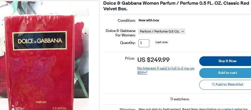 Dolce & Gabbana Parfum & Eau de Toilette: EdP Dolce & Gabbana Parfum 15ml 1992 – Neu und originalverpackt aus Collonges von Auganien 1
