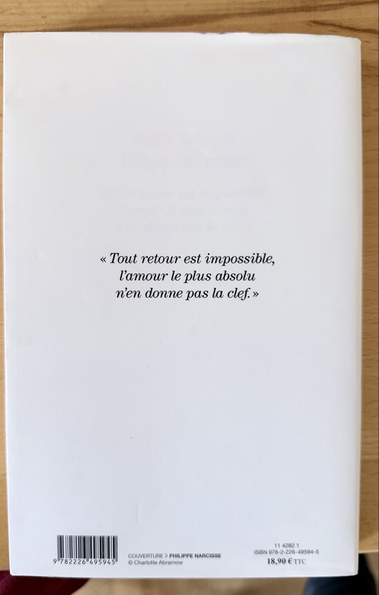 Libri: L'impossible retour, Amélie Nothomb – Usato da Lucens venduto da gardur 1