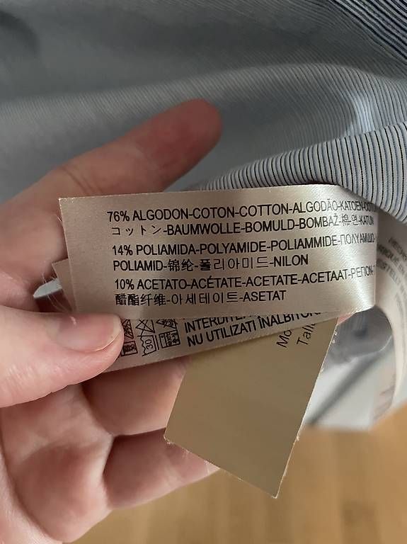 Camicette: Massimo Dutti Hemdbluse hellblau gestreift  Gr. 36 – Usato da Zürich venduto da Ineselisabeth 2