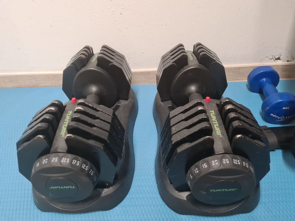 UKEEP Verstellbare Kurzhanteln Set – 2-in-1 Hanteln Bis 60 Kg, Umwandelbar Auf Langhantel!
